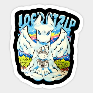 Logdotzip Sticker